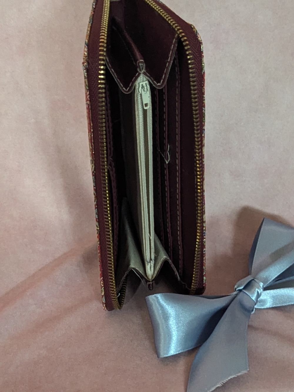 Turkish-Inspired Tapestry Zip Wallet - Picture 2 of 2
